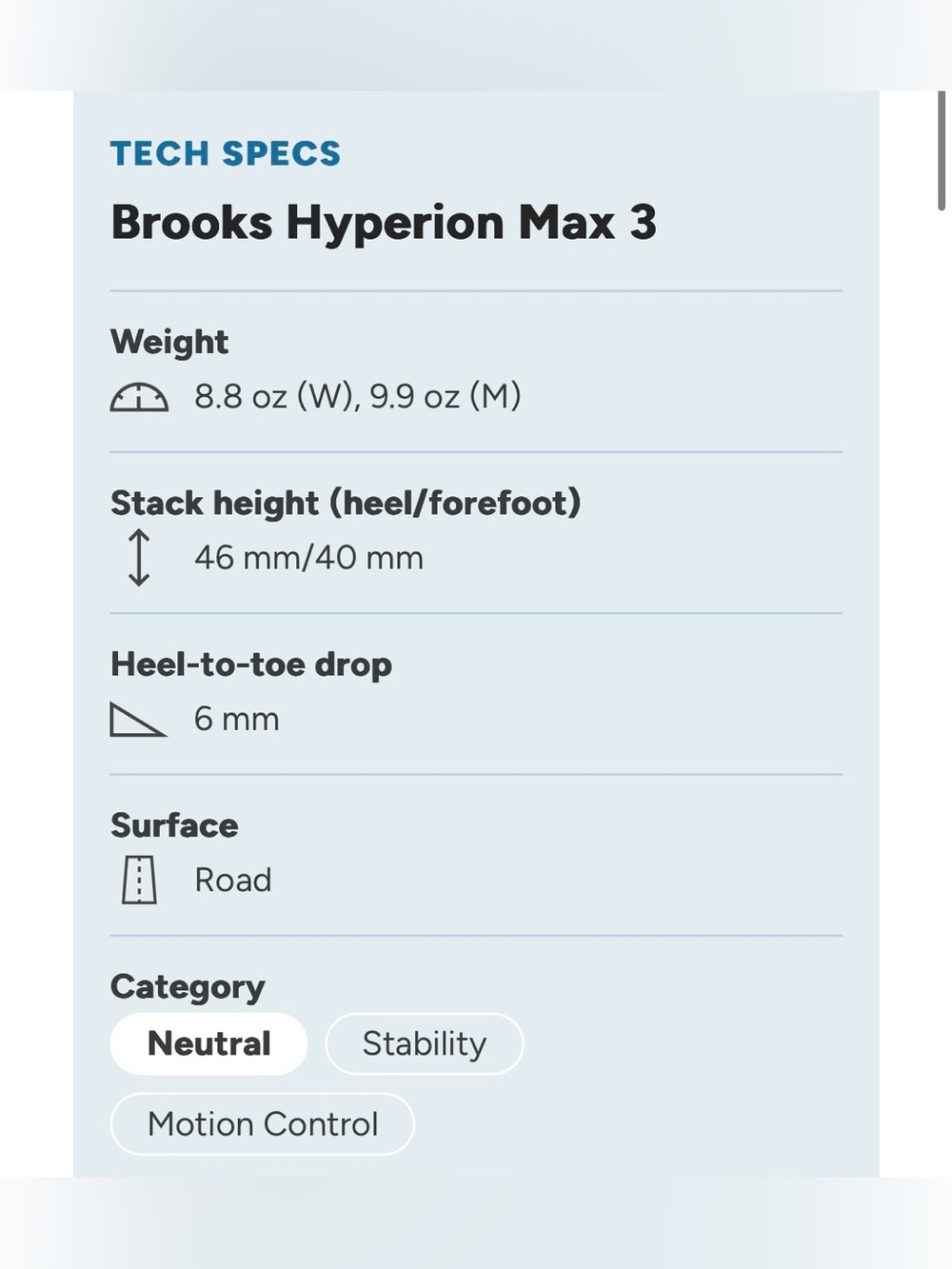 Brooks Hyperion Max 3 women’s 7.5 - Picture 2 of 12